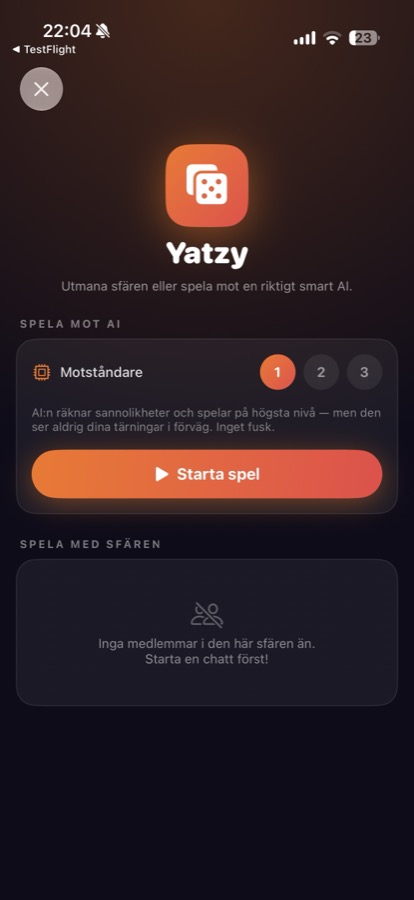 Lunachat — Yatzy mot AI